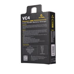 Xtar Vc4sl Batterioplader Til Lithium-Ion / Ni-Mh / Ni-Cd 18650