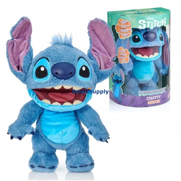 Interaktiv Maskot Wow! Stuff Disney Real Fx Chatty Stitch Puppet (Dis-1025-01)
