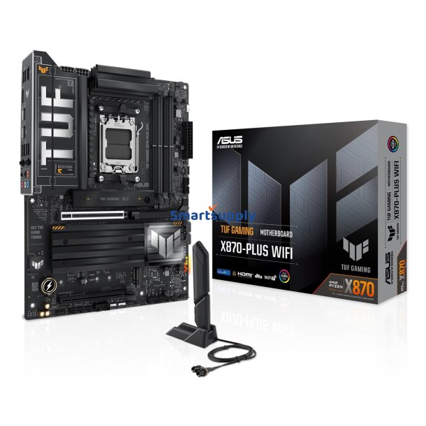 ASUS TUF GAMING X870-PLUS WIFI AMD X870 Sokkel AM5 ATX