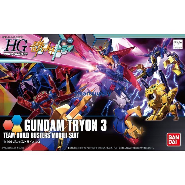 Hgbf 1/144 Gundam Tryon 3