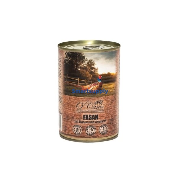 O'CANIS dse vdt hundefoder - fasan med gulerdder - 400 g