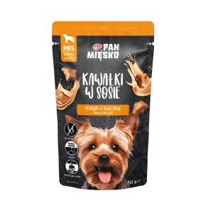 PAN MISKO Pieces in sauce Turkey with duck - vdfoder til hunde - 150g