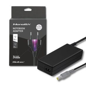 Qoltec 50093 strmadapter og vekselret 90 W Sort