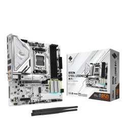 Asrock B850M Steel Legend WiFi AMD B850 Sokkel AM5 micro ATX