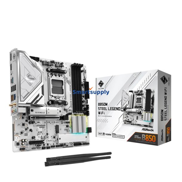 Asrock B850m Steel Legend Wi-Fi Amd B850 Socket Am5 Micro Atx