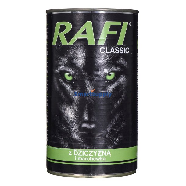 Dolina Noteci Rafi Classic Med Vildtkd Og Gulerdder - Vdfoder Til Hunde 1240 G