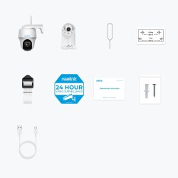 Reolink Argus Series B430 - 5Mp Udendrs Wi-Fi-Kamera, Pan &amp; Vip, Person-/Kretjs-/Dyreregistrering, Farve Nattesyn