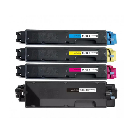 Kyocera Toner 4 stk TK-5135 CMYK - kompatibel rabatpakke