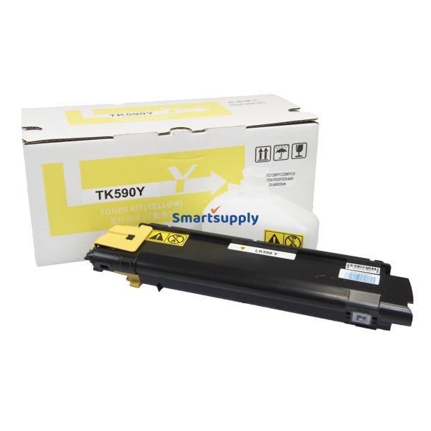 Kyocera Toner TK590Y / 1T02KVANL0 Gul - kompatibel