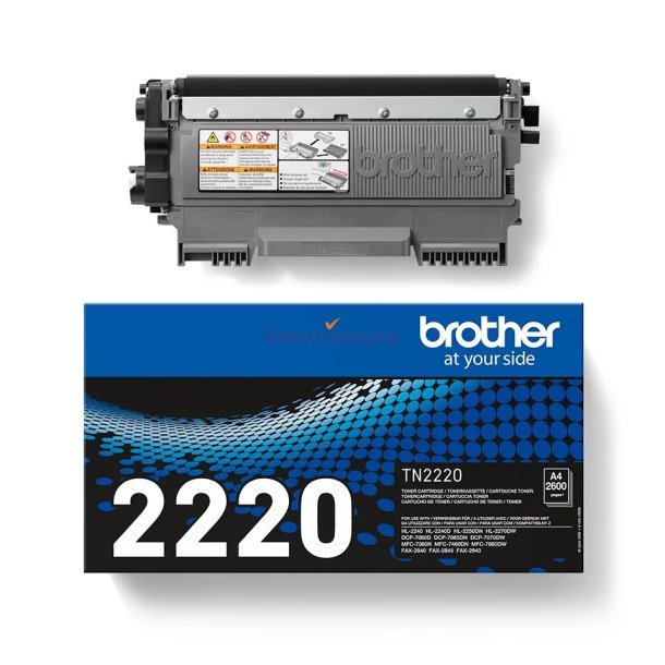 Brother TN-2220 toner 2.600 sider original