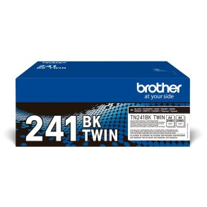 Brother TN-241BK Sort toner 2-pack 5.000 sider original