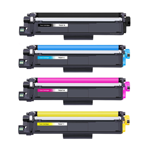Brother TN-247 BCMY 4 stk toner 9.900s kompatibel rabatpakke