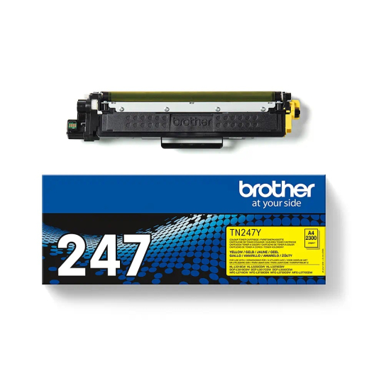 Brother TN-247 Gul toner 2.300 sider original