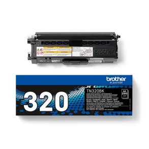 Brother TN-320 Sort toner 2.500 sider original