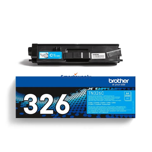 Brother TN-326 Cyan toner 3.500 sider original