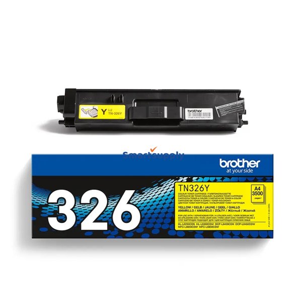 Brother TN-326 Gul toner 3.500 sider original