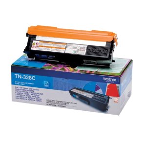 Brother TN-328 Cyan toner 6.000 sider original