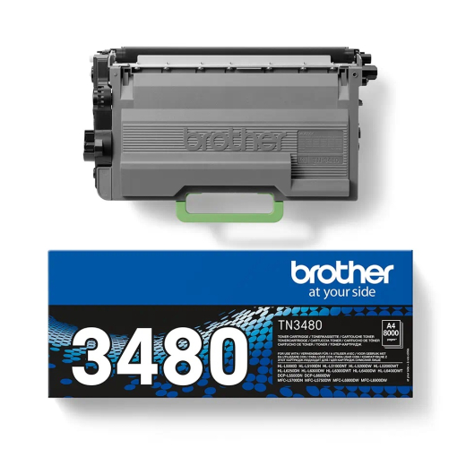Brother TN-3480 toner 8.000 sider original