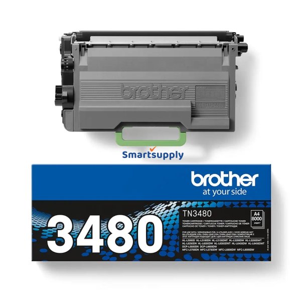 Brother TN-3480 toner 8.000 sider original
