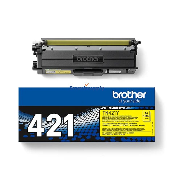 Brother TN-421 Gul toner 1.800 sider original