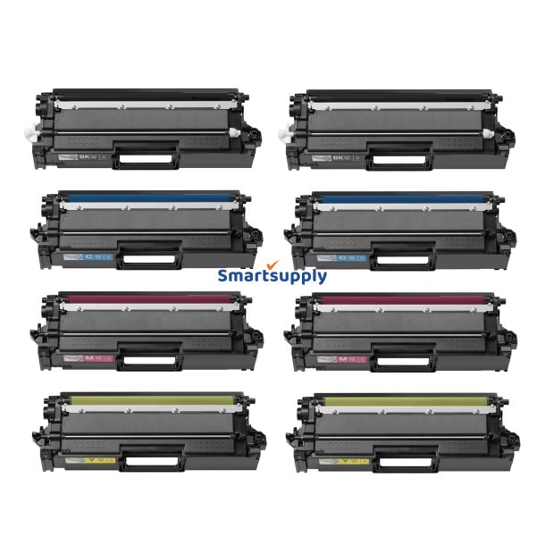 Brother TN821XXL BCMY 8 stk toner 102.000s kompatibel