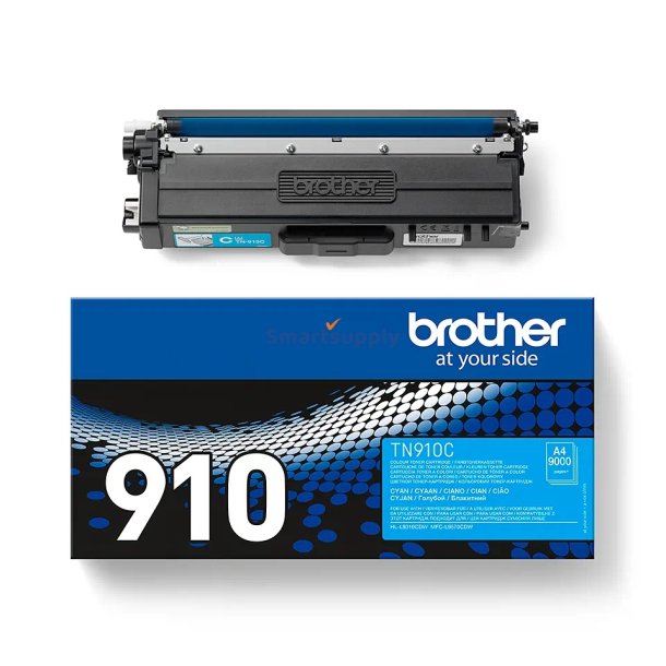 Brother TN-910 Cyan toner 9.000 sider original