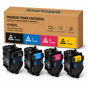 Konica Minolta Toner 4 stk TNP80 KCMY - kompatibel rabatpakke