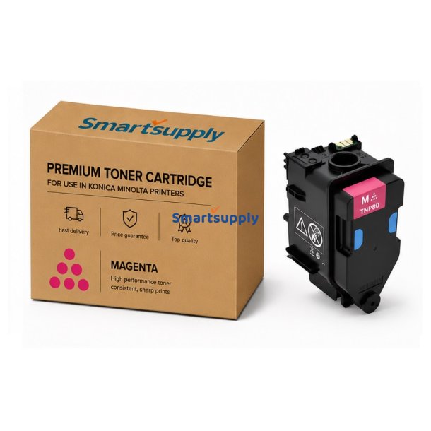 Konica Minolta Toner TNP80M / AAJW352 Magenta - kompatibel