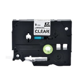 Brother TZe-121 sort tekst p klar tape 9mm x 8m kompatibel
