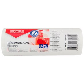 Tape mat skrivbar 19 mm x 33 m - 8 ruller