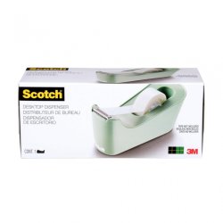 Tapedispenser SCOTCH mint - 19mm x 33mm + gratis tape