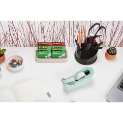 Tapedispenser SCOTCH mint - 19mm x 33mm + gratis tape