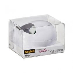 Tapedispenser hvid SCOTCH Karim Rashid design + gratis tape