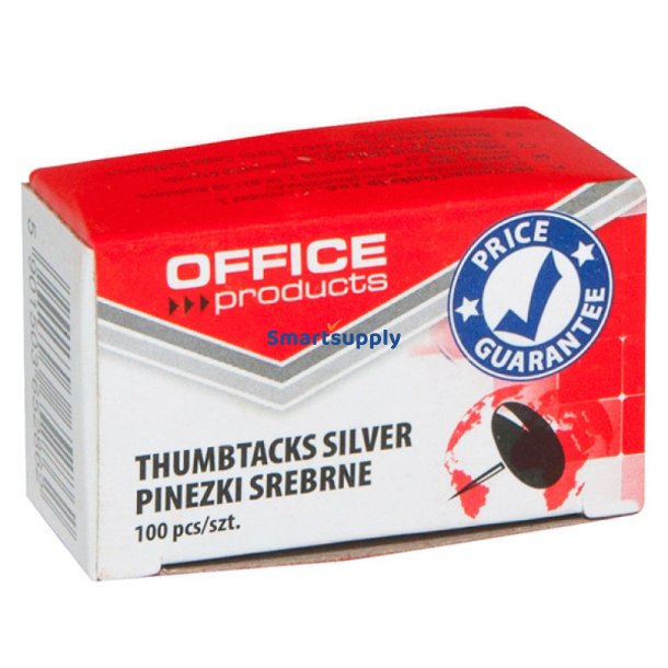 Tegnestifter blanke - 100 stk