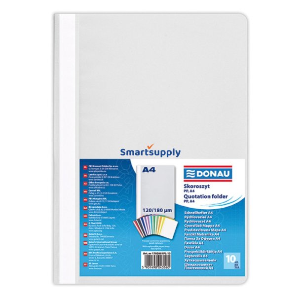 Tilbudsmapper A4 gr� - 10 stk