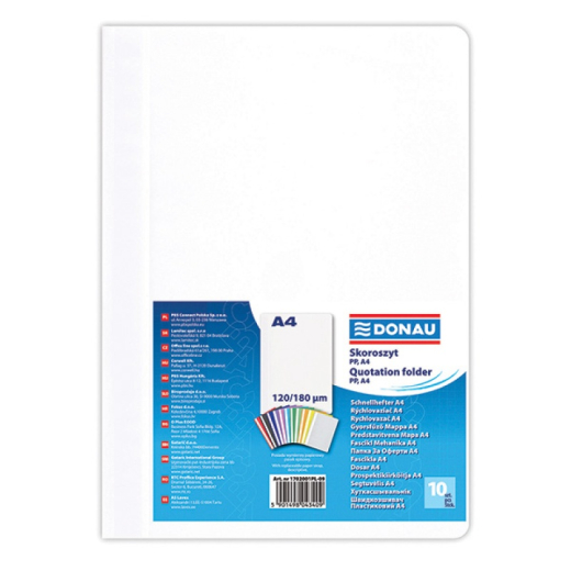 Tilbudsmapper A4 hvid - 10 stk