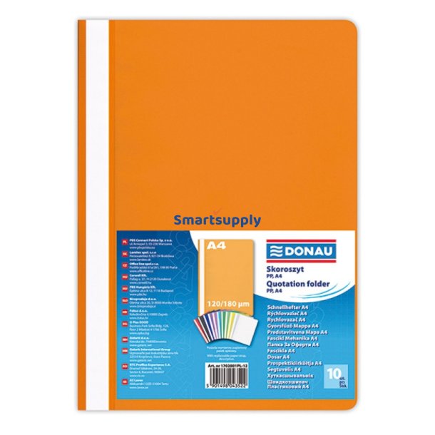 Tilbudsmapper A4 orange - 10 stk