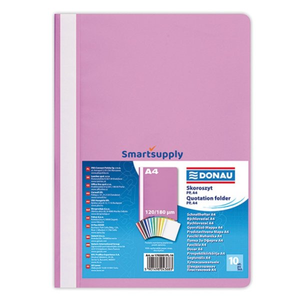 Tilbudsmapper A4 violet - 10 stk