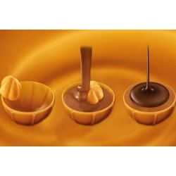 Toffifee Hasseln�d i Karamel med Nougat og Chokolade 125g