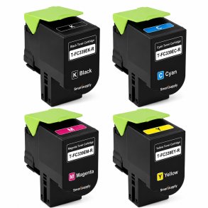 Toshiba T-FC339EK/EC/EM/EY kompatibel BCMY toner rabatpakke