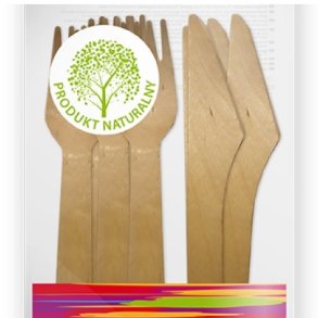 Trbestik 60 st kniv/gaffel 16 cm birketr