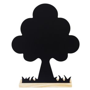 Trformet kridttavle p fod 202mm x 240mm