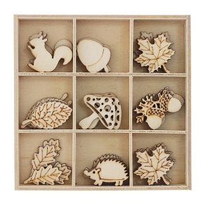 Trpynt efterr - forskellige designs - 1 ske á 45 stk.