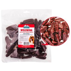 PETITTO Soft beef sausages - godbid til hund - 500g