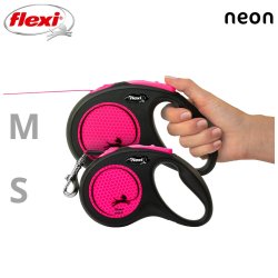 Flexi New Neon S 5 m Fleksibel hundesnor