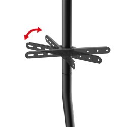 Maclean Tv-Gulvstativbeslag, 32-70", Maks. Vesa 400X400, Maks. 40 Kg, Mc-494