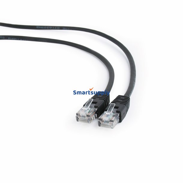 Gembird Pp12-5M/Bk Netvrkskabel 196,9" (5 M) Cat 5E