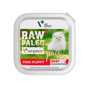 RAW PALEO Pate Mini Puppy Beef - vdfoder til hvalpe - 150 g