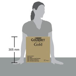 PURINA GOURMET GULD Stykker i sauce Mix 4 smagsvarianter - vd kattefoder - 96x85g