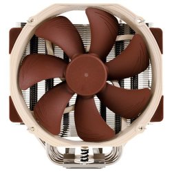 Noctua NH-U14S PC-klerkomponent Processor Kler 12 cm Brun, Rustfrit stl